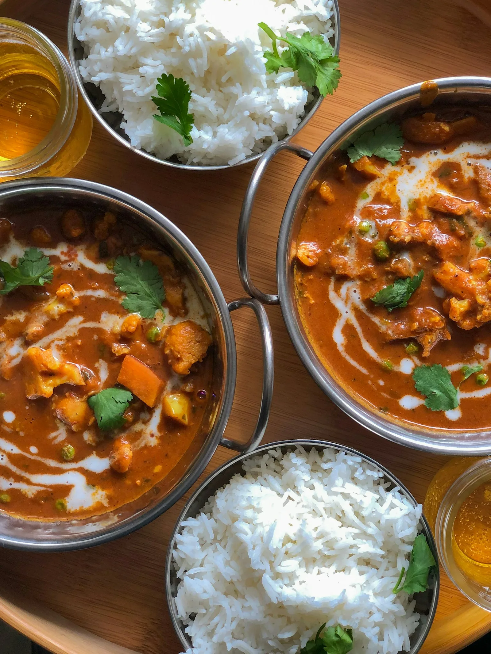 A well-spiced Indian dish: the right spice at the right time brings out the best flavour